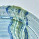 elements-ceramics-1 Wheel thrown porcelain plate with slip decoration and carving by artist McCall Gilfillan of Elements Studio, Downhill, Northern Ireland