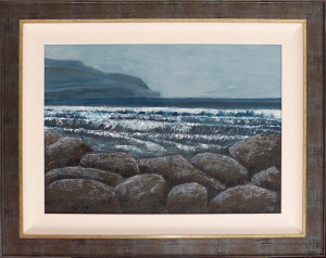 'Seal Rock, Downhill' Oil on Canvas Artist McCall Gilfillan, Northern Ireland, 2016 